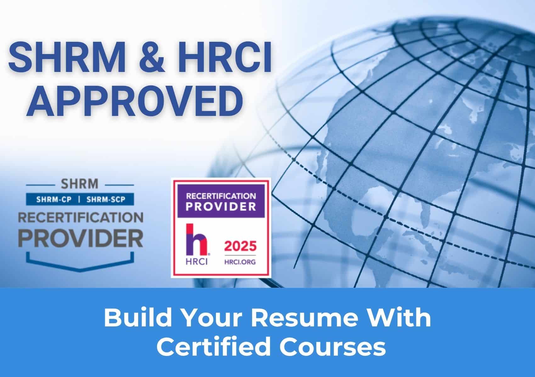 shrm and hrci approved hr courses