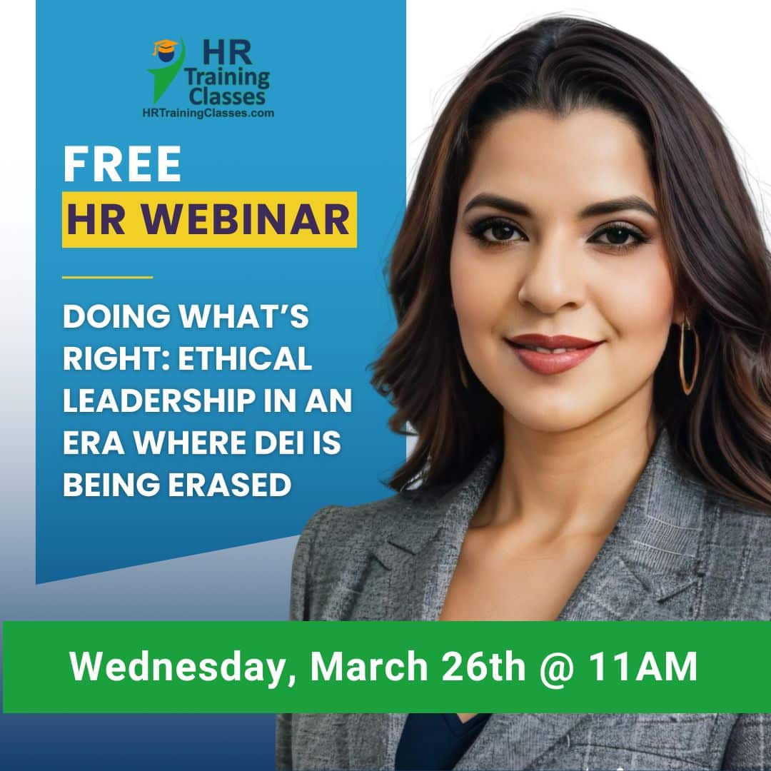 hr dei free webinar training