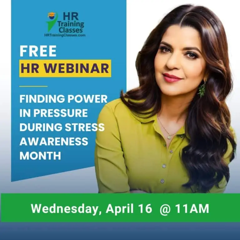 FREE hr webinar stress april