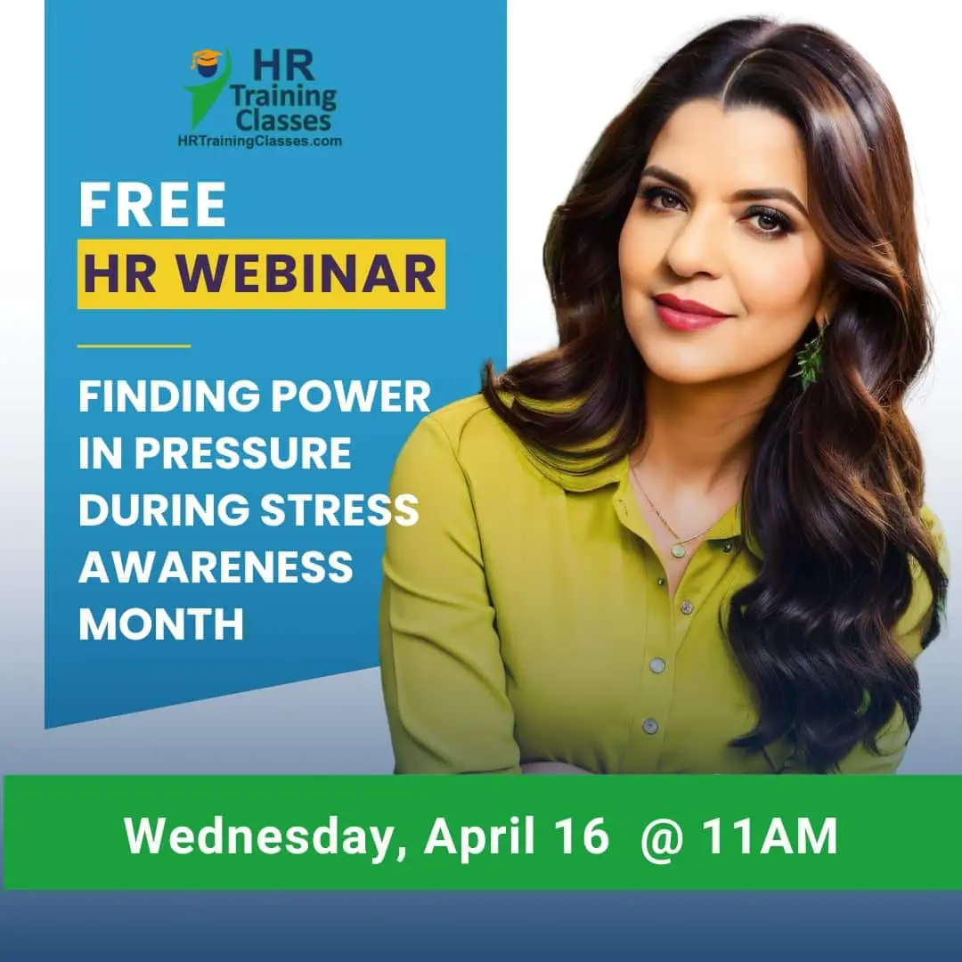 FREE hr webinar stress april