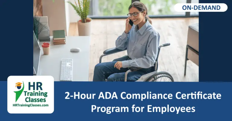On-Demand 2-Hour ADA Compliance Certificate Program for Employees