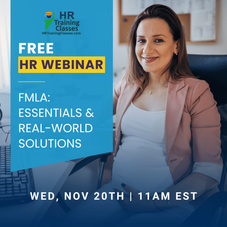free fmla hr training webinar